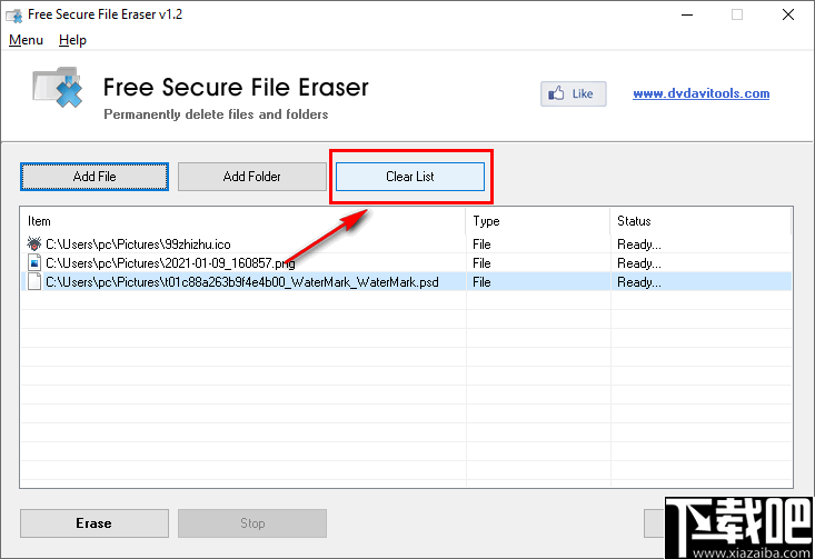 Free Secure File Eraser(安全文件删除工具)