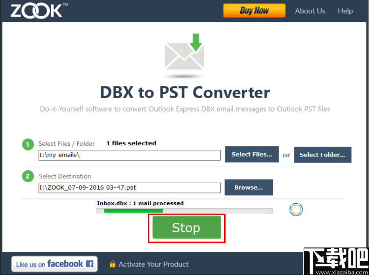 ZOOK DBX to PST Converter(DBX转PST工具)