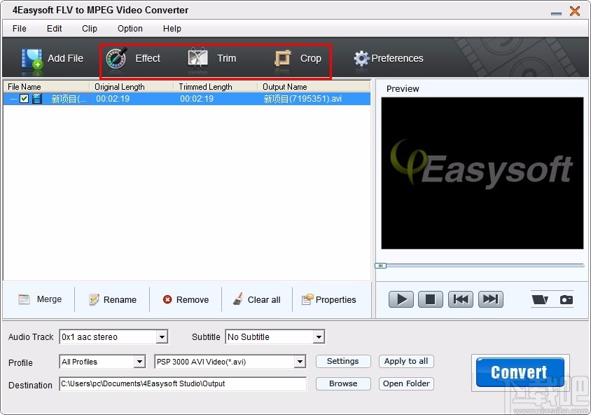 4Easysoft FLV to MPEG Video Converter(FLV转MPEG格式转换器)