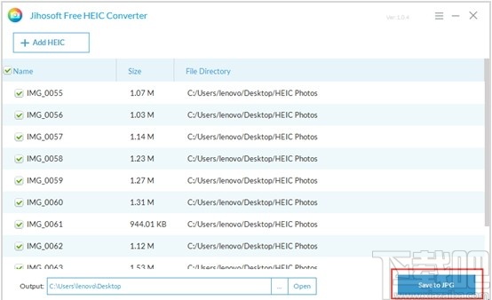 Jihosoft Free HEIC Converter(HEIC图片格式转换工具)