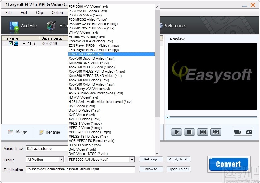 4Easysoft FLV to MPEG Video Converter(FLV转MPEG格式转换器)