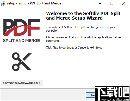 Softdiv PDF Split and Merge(PDF拆分合并工具)