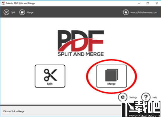 Softdiv PDF Split and Merge(PDF拆分合并工具)