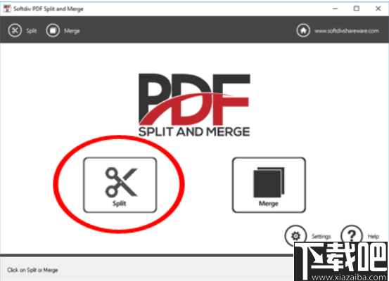 Softdiv PDF Split and Merge(PDF拆分合并工具)