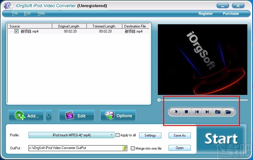 iOrgSoft iPod Video Converter(iPod视频格式转换器)