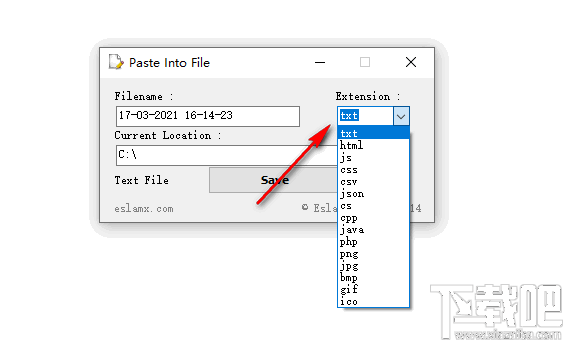 Paste Into File(复制内容另存为)