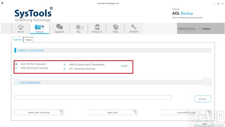 SysTools AOL Backup(AOL备份工具)