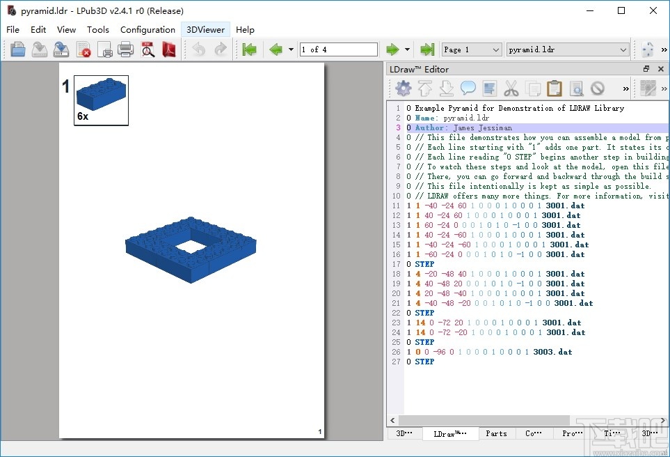 LPub3D(模型建筑设计软件)