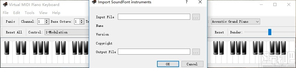 Virtual MIDI Piano Keyboard(虚拟MIDI钢琴键盘)