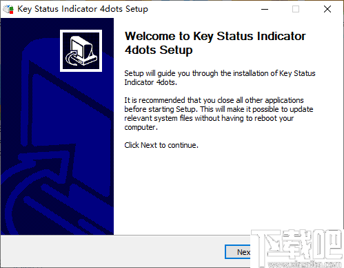 Key Status Inidicator 4dots(键盘指示灯通知管理软件)
