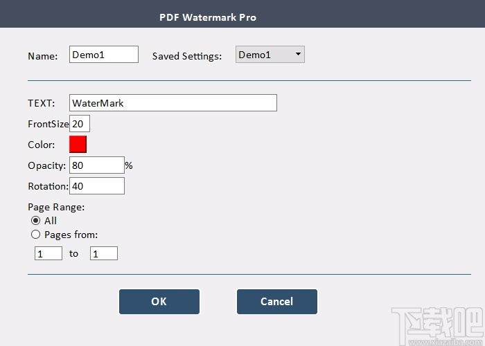 PDF Watermark Pro(PDF加水印软件)