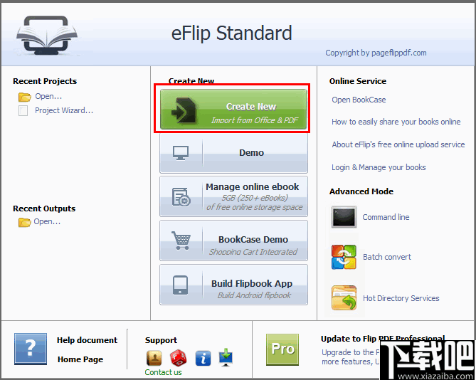 eFlip Standard Unregistered(翻页动画书制作软件)