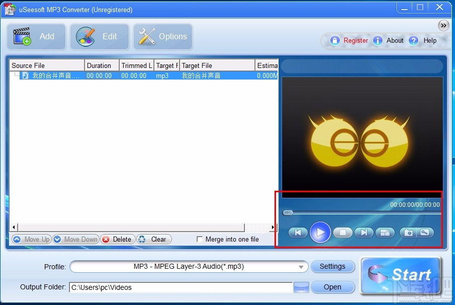 uSeesoft MP3 Converter(mp3音频格式转换器)