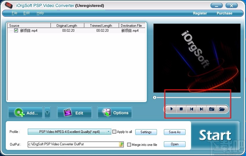 iOrgSoft PSP Video Converter(PSP视频格式转换器)