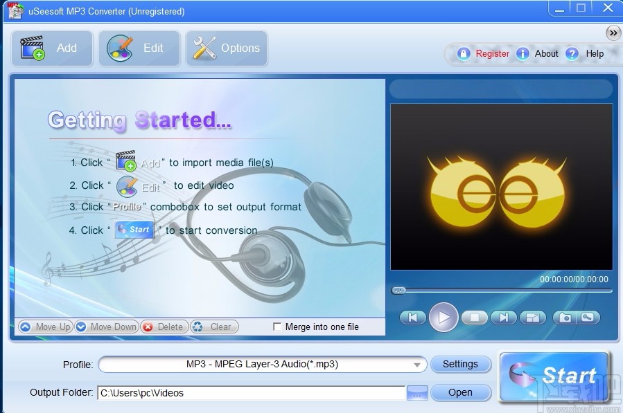 uSeesoft MP3 Converter(mp3音频格式转换器)