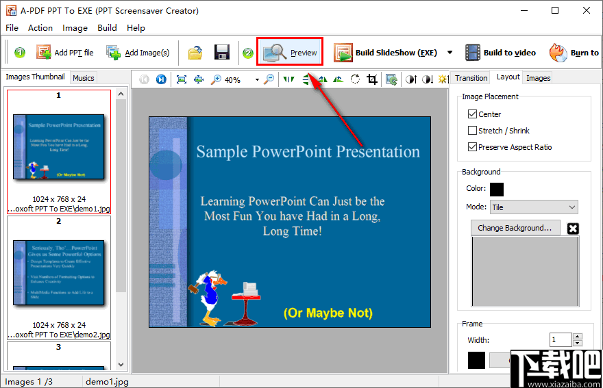 Boxoft PPT to EXE(PPT转EXE工具)