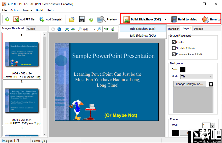 Boxoft PPT to EXE(PPT转EXE工具)