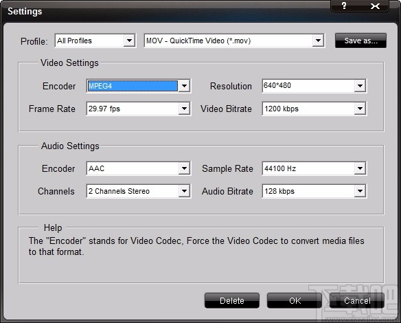 4Easysoft Video to MOV AVI MPEG Converter(MOV/AVI/MPEG视频格式转换器)