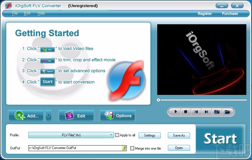 iOrgSoft FLV Converter(FLV视频格式转换器)