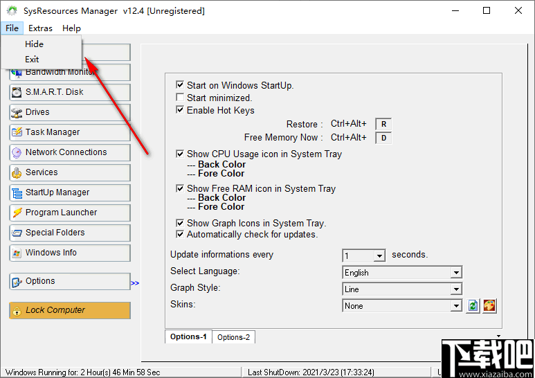 SysResources Manager(系统资源管理工具)