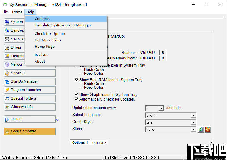 SysResources Manager(系统资源管理工具)