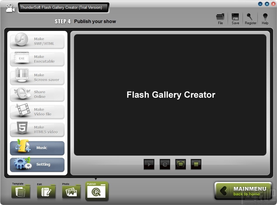 ThunderSoft Flash Gallery Creator(照片库软件)