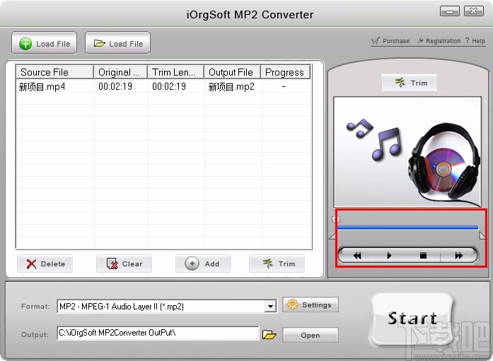 iOrgSoft MP2 Converter(mp2音频格式转换器)