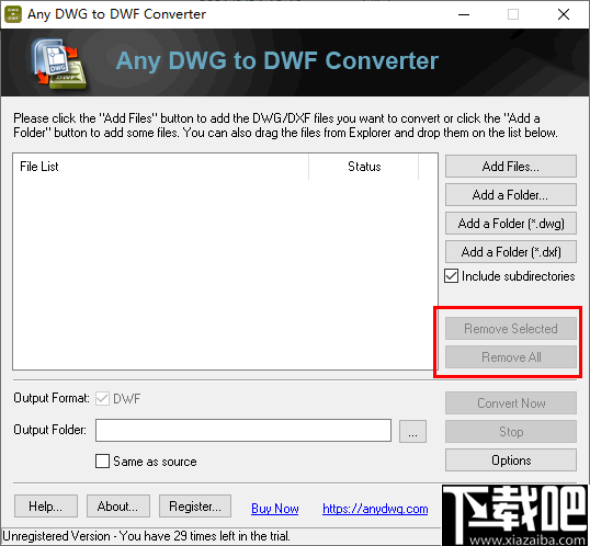 Any DWG to DWF Converter(DWG转DWF转换器)