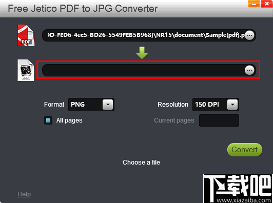 Free Jetico PDF to JPG Converter(免费PDF转JPG转换器)