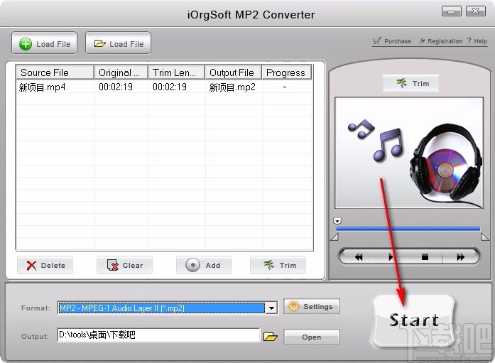 iOrgSoft MP2 Converter(mp2音频格式转换器)