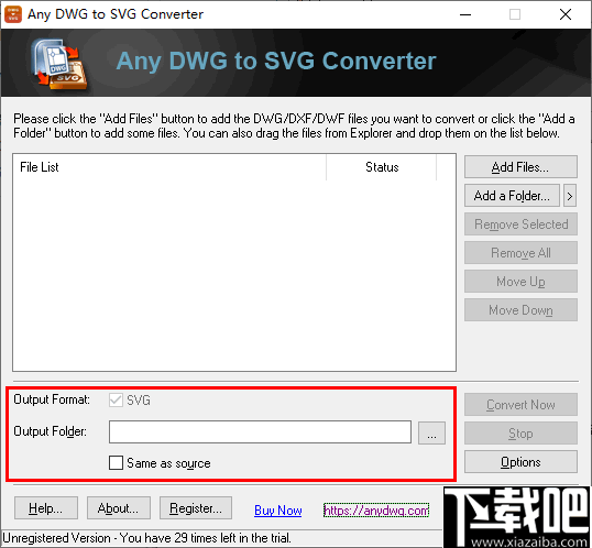 Any DWG to SVG Converter(DWG转SVG转换器)