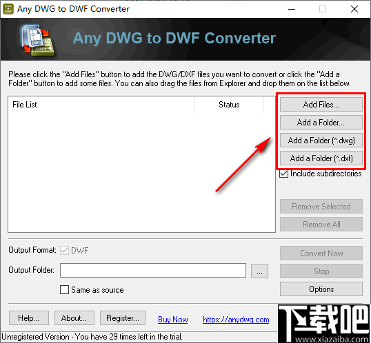 Any DWG to DWF Converter(DWG转DWF转换器)