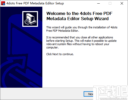 4dots Free PDF Metadata Editor(PDF元数据编辑软件)