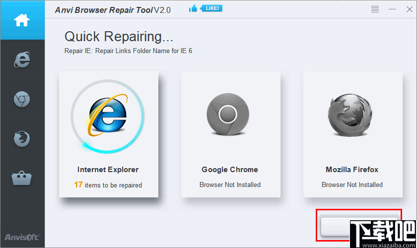 Anvi Browser Repair Tool(浏览器修复工具)