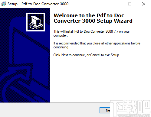 Pdf to Doc Converter 3000(PDF转Doc转换器)