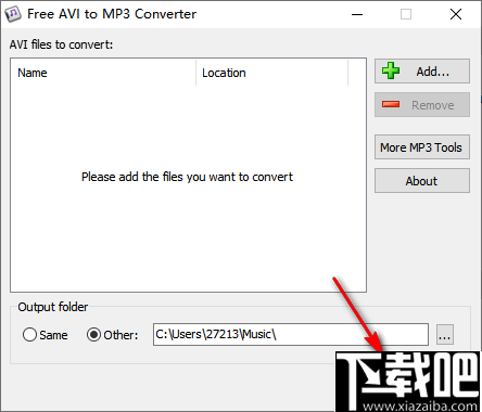 Free AVI to MP3 Converter(avi转mp3转换器)