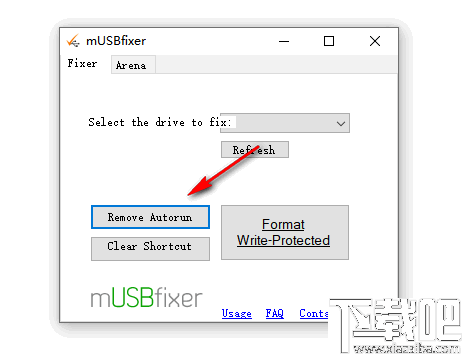 mUSBfixer(U盘病毒格式化工具)