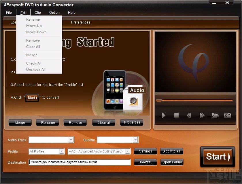 4Easysoft DVD to Audio Converter(DVD转音频转换器)