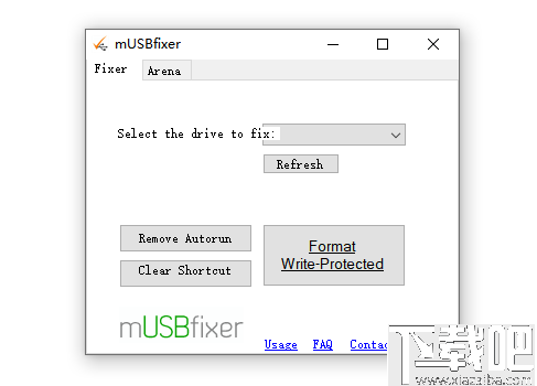 mUSBfixer(U盘病毒格式化工具)