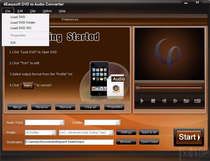 4Easysoft DVD to Audio Converter(DVD转音频转换器)