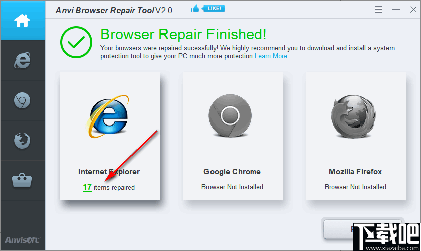 Anvi Browser Repair Tool(浏览器修复工具)