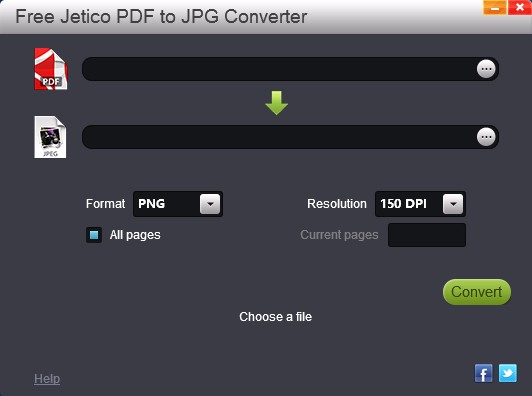 Free Jetico PDF to JPG Converter将PDF转为图片的方法
