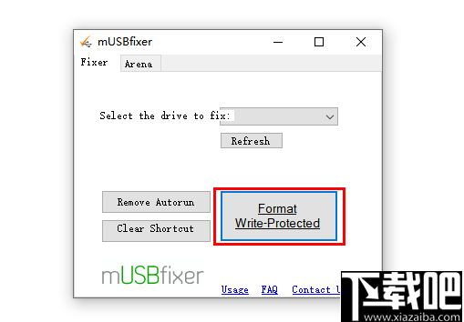mUSBfixer(U盘病毒格式化工具)