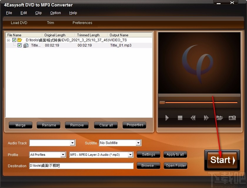 4Easysoft DVD to MP3 Converter(DVD转MP3转换器)