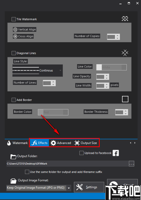 GFXMark(多功能图片水印添加与处理工具)