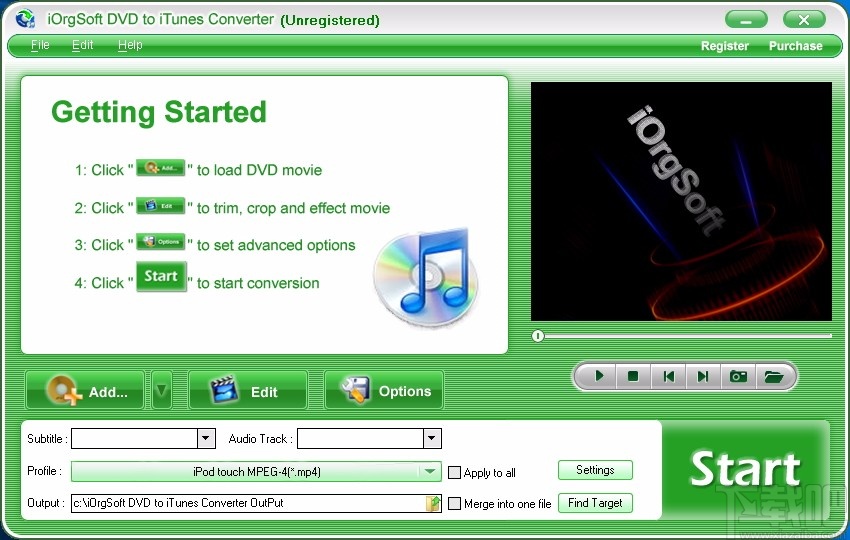 iOrgSoft DVD to iTunes Converter(DVD转iTunes转换器)