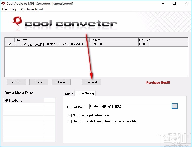 Cool Audio to MP3 Converter(MP3音频格式转换器)