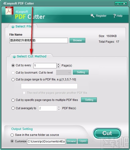 4Easysoft PDF Cutter(PDF分割软件)