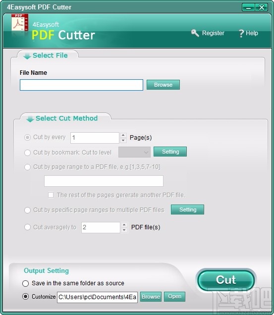 4Easysoft PDF Cutter(PDF分割软件)