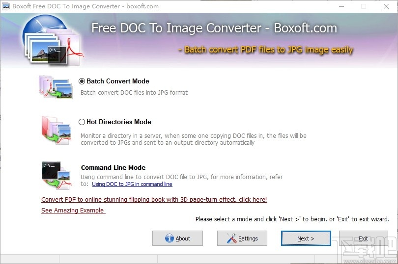 Boxoft Free DOC to Image Converter(doc转图片)